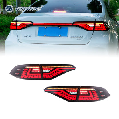 HCMOTION LED Tail Lights For Toyota Corolla 2020-2024 Middel East Version With Penetration lamp