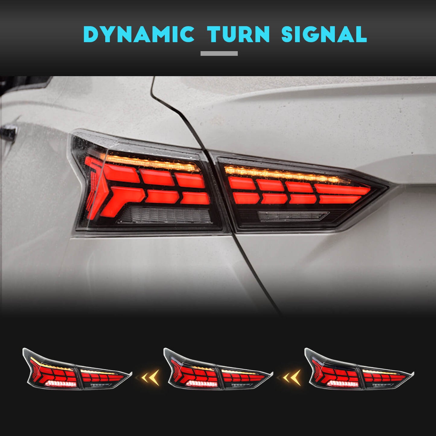 HCMOTION LED Tail Lights For Nissan Altima 19-21