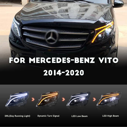 HCMOTION 2014-2020 Head lights For Mercedes-Benz Vito