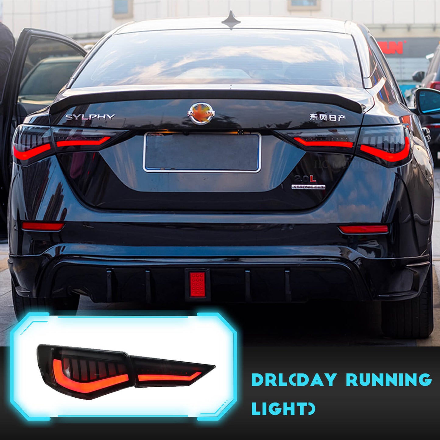 HCMOTION LED Tail Lights For Nissan Sylphy 19-22