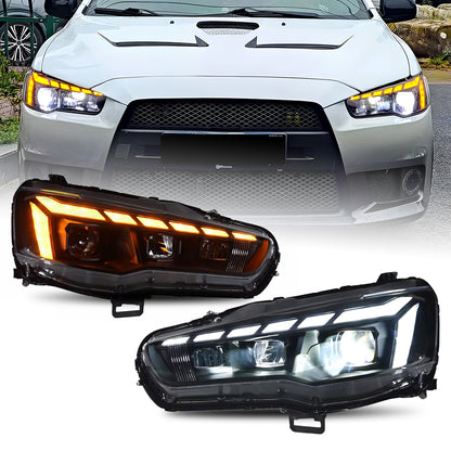 HCMOTION LED Headlights For Mitsubishi Lancer 2008-2017 New Design