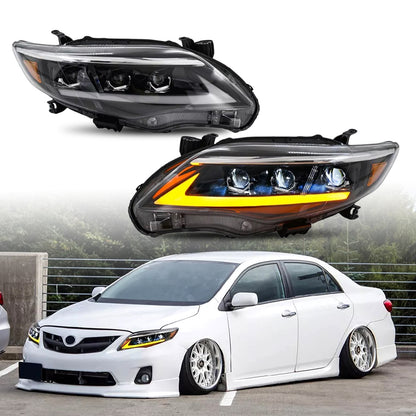 HCMOTIONZ LED Headlights for Toyota Corolla 2011-2013