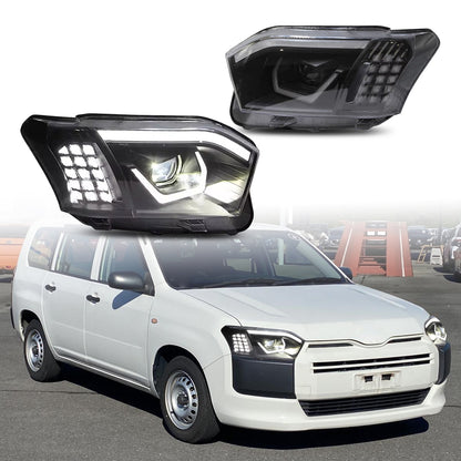 HCMOTION LED Head Lights for Toyota Probox 2014-2025 XP160 Succeed 2014-2020 Familia Van 2018-2025
