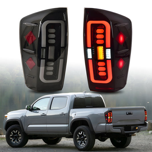 HCMOTION LED Tail Lights for Toyota Tacoma 2016-2022