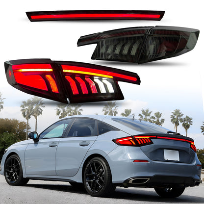 HCMOTION Honda Civic 2022-2025 Tail Lights Hatchback 11th Gen