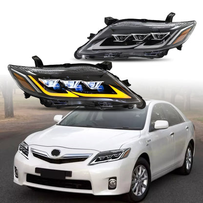 HC Motion LED Headlights Assembly for 2010 2011 Toyota Camry XV40 (US Version)  Plug & Play DOT Approved