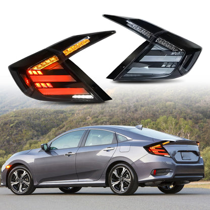 HCMOTIONZ LED Tail Lights for 10th Gen Honda Civic 2016-2021