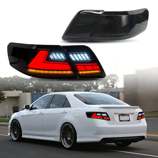HCMOTION Tail Lights for Toyota Camry 2007-2011USA Version Aurion Xv40 DRL Start up Animation