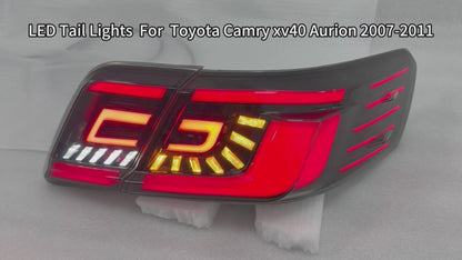 HCMOTION LED Tail Lights for Toyota Camry XV40 Aurion 2007-2011 US Version