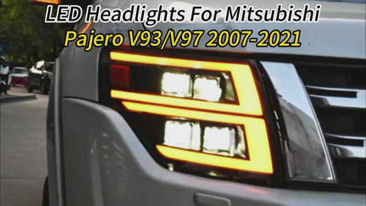 HCMOTIONZ LED Headlishts 2006-2021 For Mitsubishi Pajero V93/V97