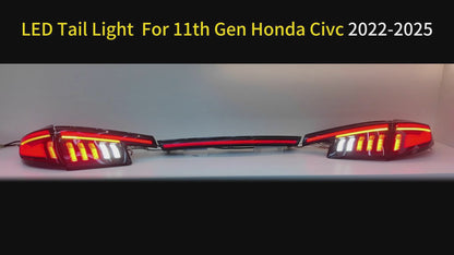 HCMOTION Honda Civic 2022-2025 Tail Lights Hatchback 11th Gen