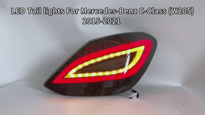 HCMOTION LED Taillghts For Mercedes-Benz C-Class W205 2015-2021