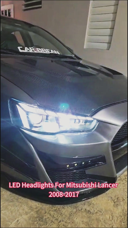 HCMOTION LED Headlights For Mitsubishi Lancer 2008-2017 New Design