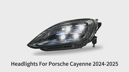 HCMOTIONZ Full LED Headlights for Porsche Cayenne 2024-2025 Upgraded High Configuration