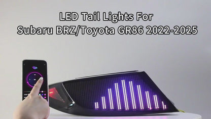 HCMOTIONZ LED Tail Lights for Toyota Subaru GR86 BRZ 2022 2023