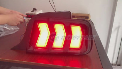 HCMOTION FULL LED Tail lights For Ford Mustang 2005-2009 Start UP Animation