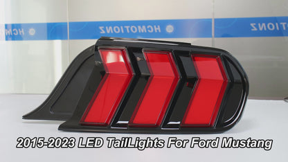 HCMOTION For Ford Mustang LED Taillights Start UP Animation 2015-2022