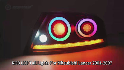 HCMOTION LED RGB Taillights for MITSUBISHI EVO 7/8/9 (CT9A) 2001-2007