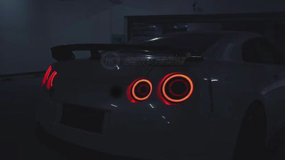 HCMOTIONZ LED Tail Lights for Nissan GT-R GTR R35 2007-2017 DRL Start UP Animation Rear Lamps