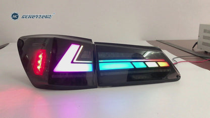 HCMOTION LED RGB Tail Light For Lexus IS250 IS350 ISF 2006-2013