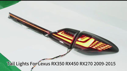 HCMOTIONZ LED Tail Lights for Lexus RX350 2009-2015 RX450 RX270