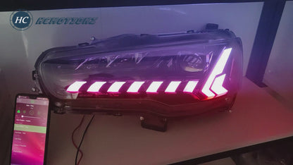 HCMOTION LED Headlights For Mitsubishi Lancer 2008-2017 Demon eyes