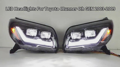 HCMOTIONZ LED Head Lights for Toyota 4Runner 2003-2009 4th Gen