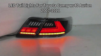 HCMOTION Tail Lights for Toyota Camry 2007-2011USA Version Aurion Xv40 DRL Start up Animation