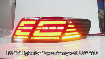 HCMOTION LED LED Tail Lights for Toyota Camry 2007-2011 USA Version Xv40 Aurion