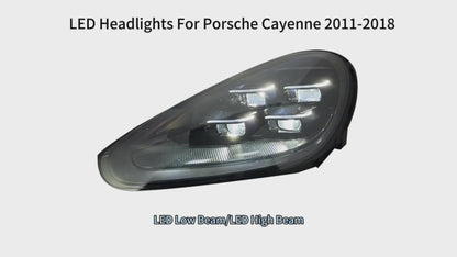 HCMOTIONZ LED Headlights for Porsche Cayenne 2011-2018 Upgraded 2024 Design