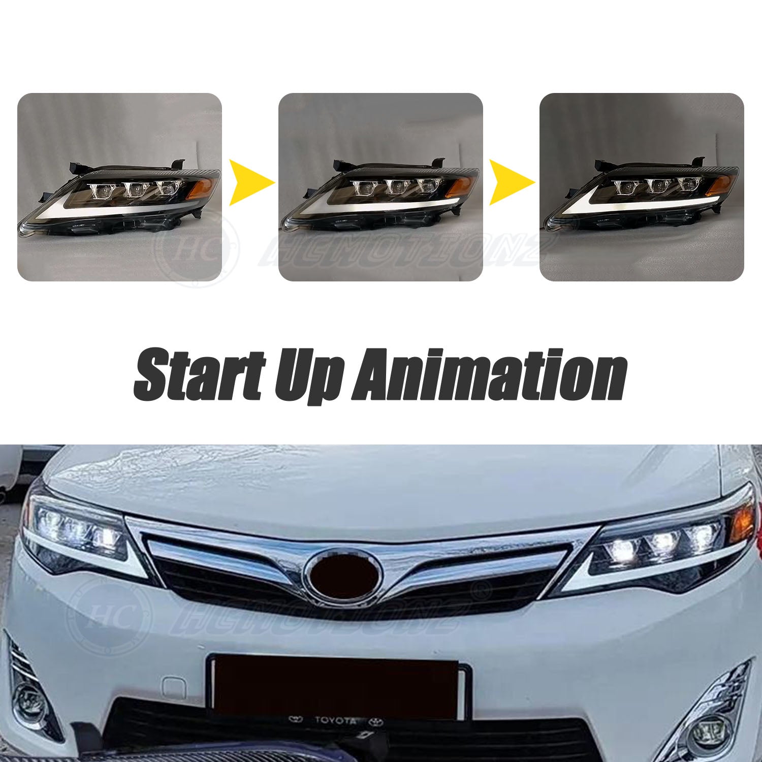 HCMOTION LED Headlights For Toyota Camry XV40 2010-2011 - HCMOTION