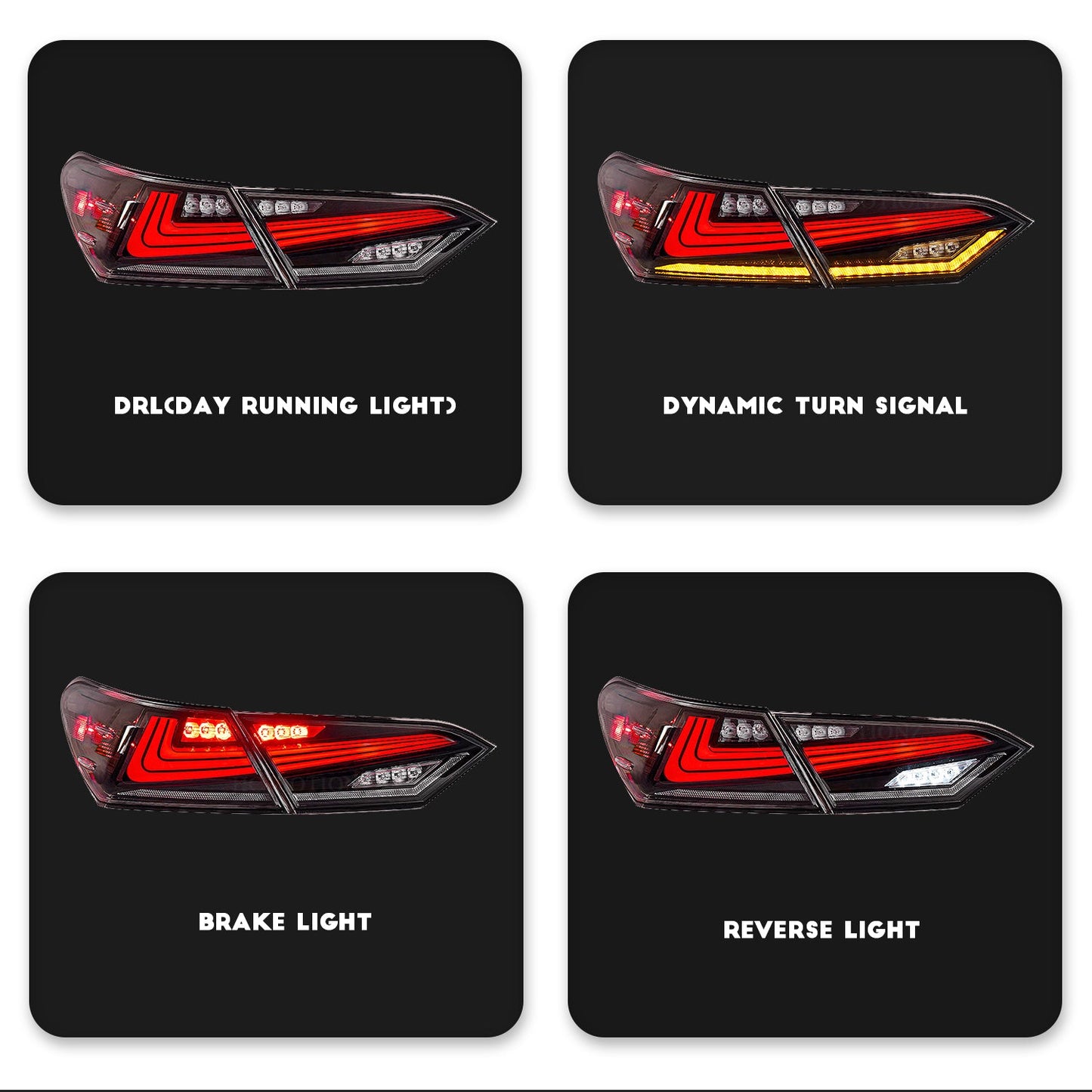 Taillights Fit Toyota Camry 2018-2021 - HCMOTION